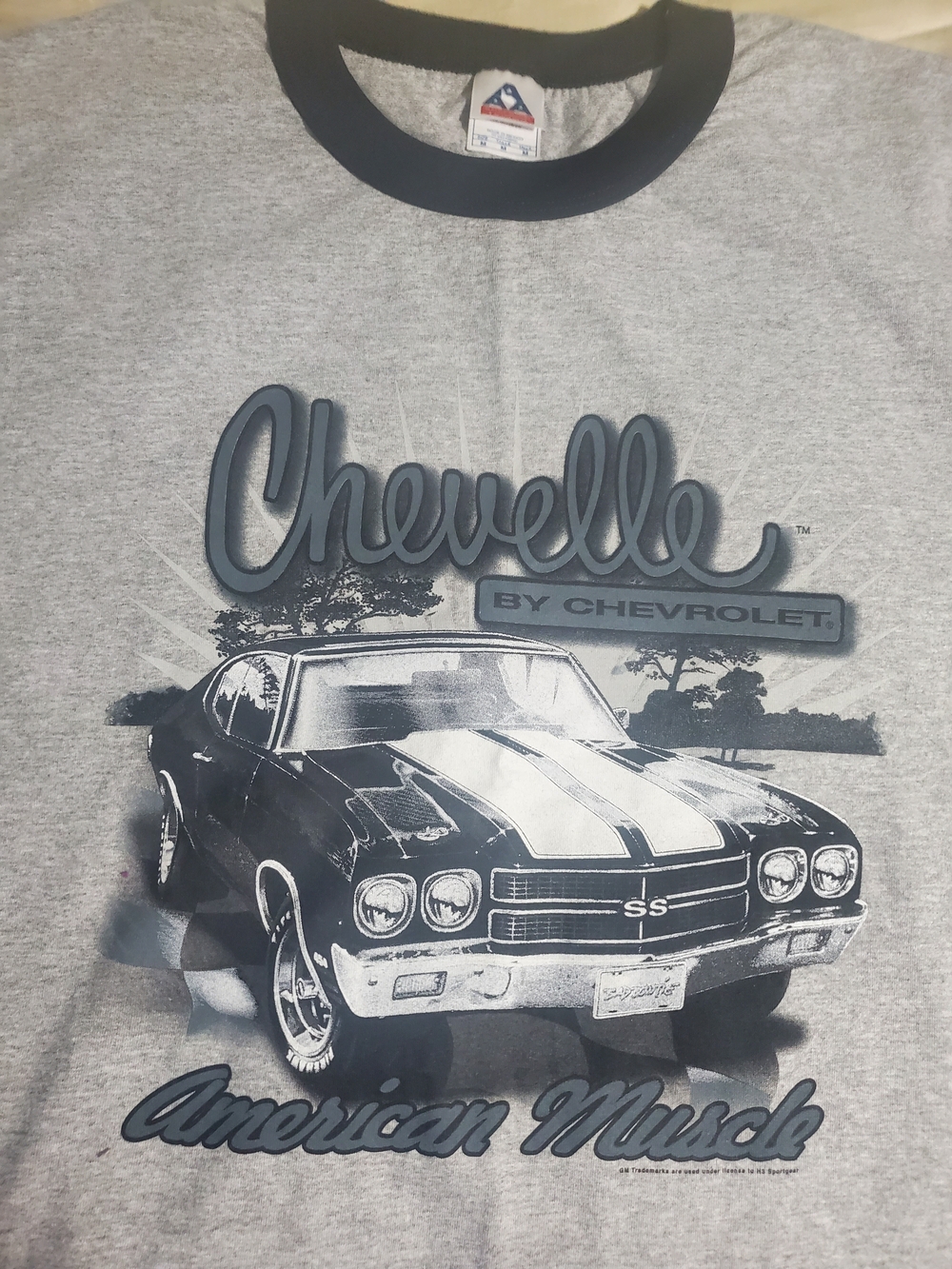 Men's Gray Graphic Ringer T-Shirt